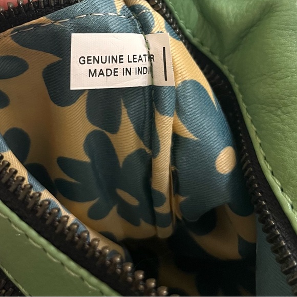 🥳👛HP👛🥳Leather Crossbody Bag W/Multi Pocket 3 Zip Shoulder Handbag 8.5x7 - Picture 3 of 13